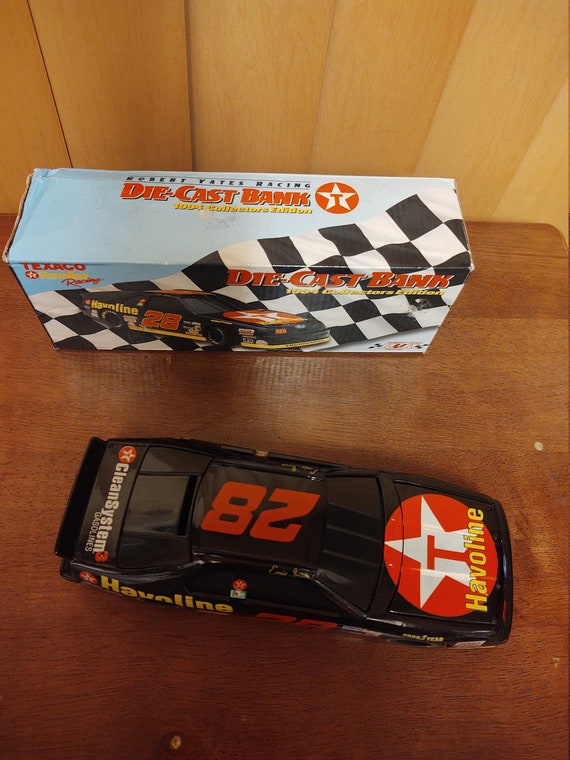 Texaco Racing Car Memorabilia Collectibles Texaco Toy Bank TEXACO 1994 Havoline Racing ...