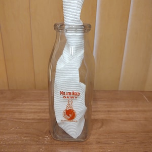 Miller Reed Dairy Milk Bottle - One Pint