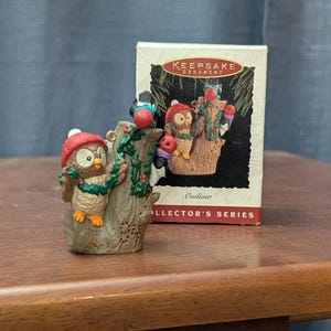 1994 Hallmark Keepsake Ornament - &quot;Owliver&quot; - Third and Final Ornament in the Owliver Series