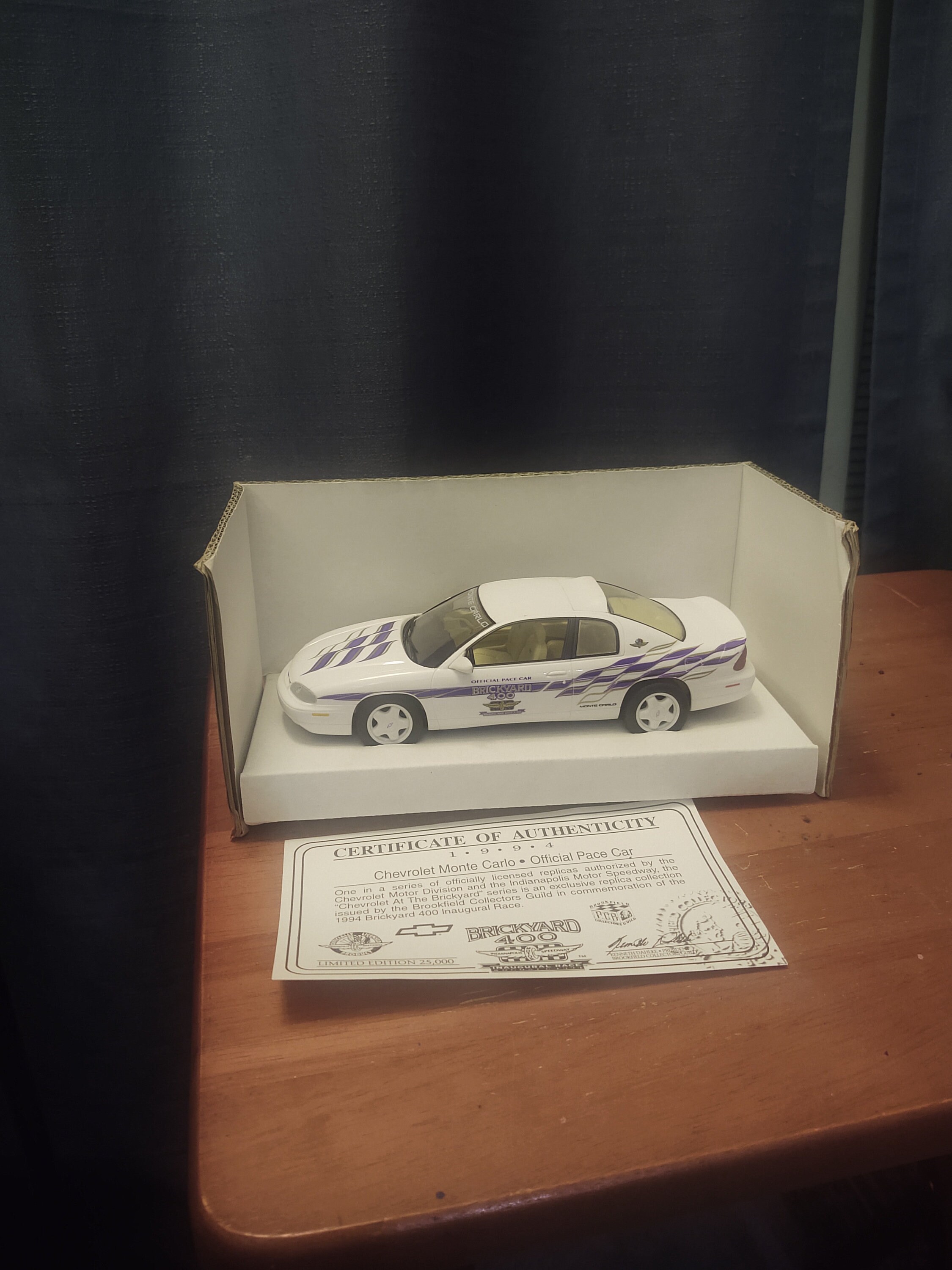 Brookfield Collectors Guild - 1994 Brickyard 400 Official Pace Car
