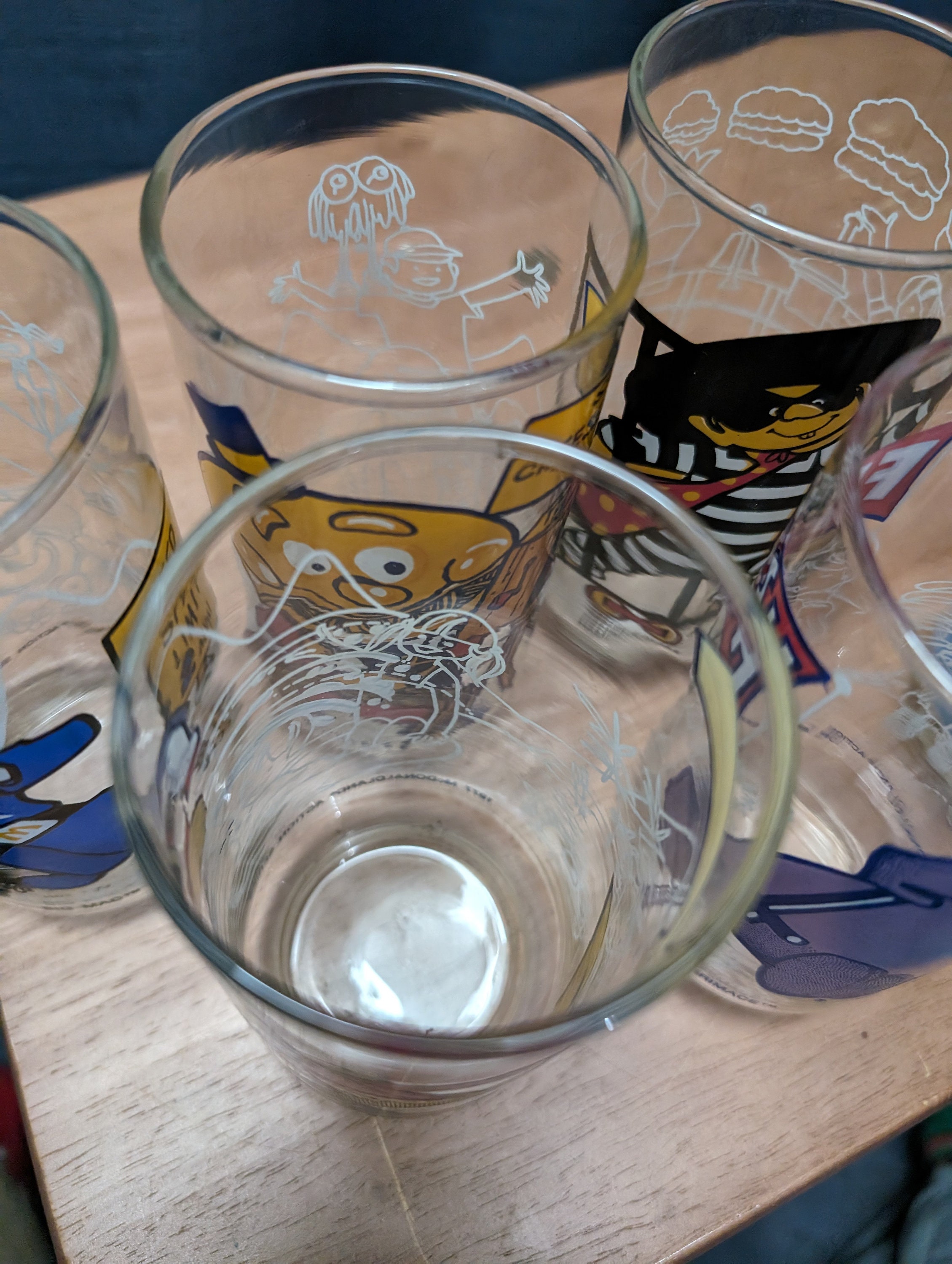 1977 Set of Mcdonald's Collectible Glasses - Mcdonaldland