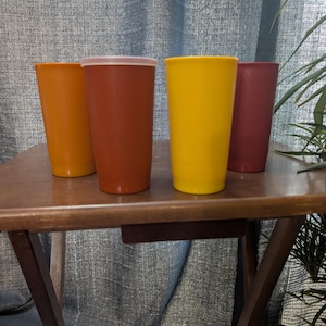 12 Oz Vintage Tupperware Cups - Etsy
