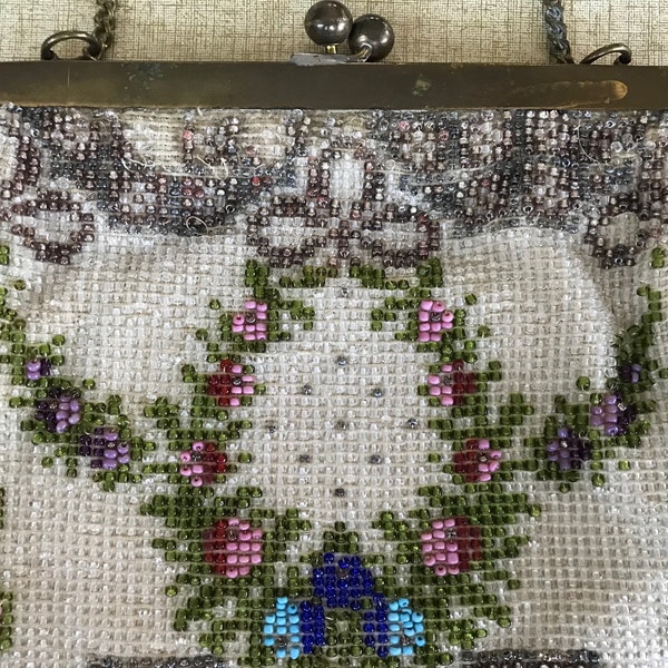 Early 20th Century Beaded Bag | Edwardian Beaded Purse