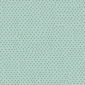 May include: A light blue background with a pattern of small black squares.