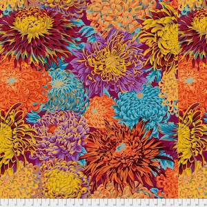 Japanese Chrysanthemum Autumn PWPJ.041 by Kaffe Fassett for Free Spirit Fabrics **Half Yard**