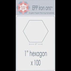 1" Iron-On Hexagons from Hugs'n'Kisses