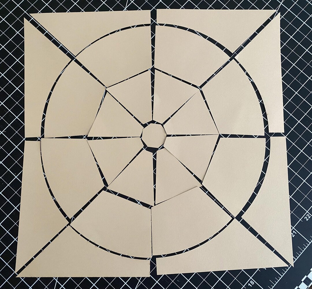 Wagonwheel Block EPP Papers From Paper Pieces - Etsy