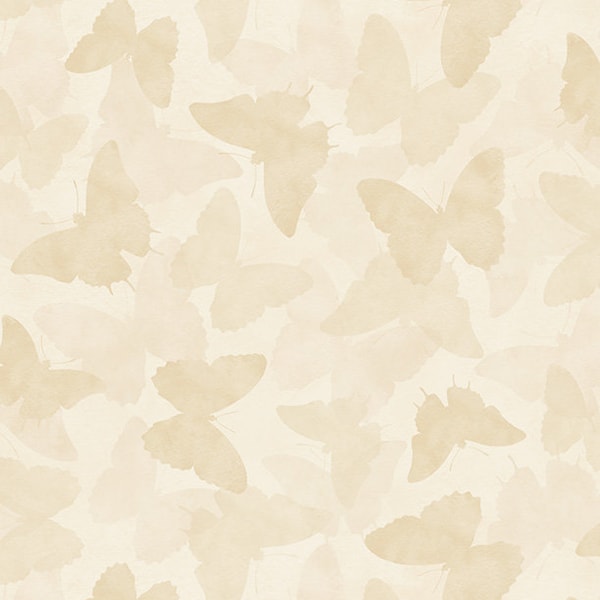 Tonal Butterflies Cream 3056-50016-221 from Daydream Garden by Tim Coffey for Wilmington Prints