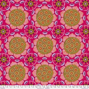 Surprise Coral PWAH193 From Brave by Anna Maria Horner for Free Spirit Fabrics **Half Yard**