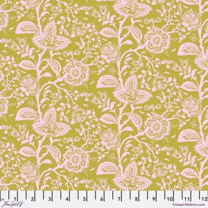 French Lace Hazelnut PWTP193 by Tula Pink from Parisville (Deja Vu) for FreeSpirit Fabrics **Half Yard**