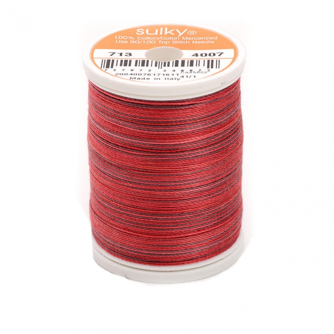 Red Brick #4007 Blendables Variegated Cotton Thread by Sulky of America ...