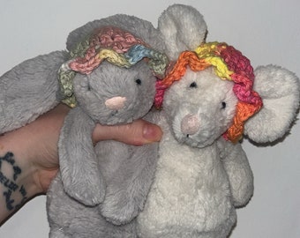 Small jellycat bunny hat