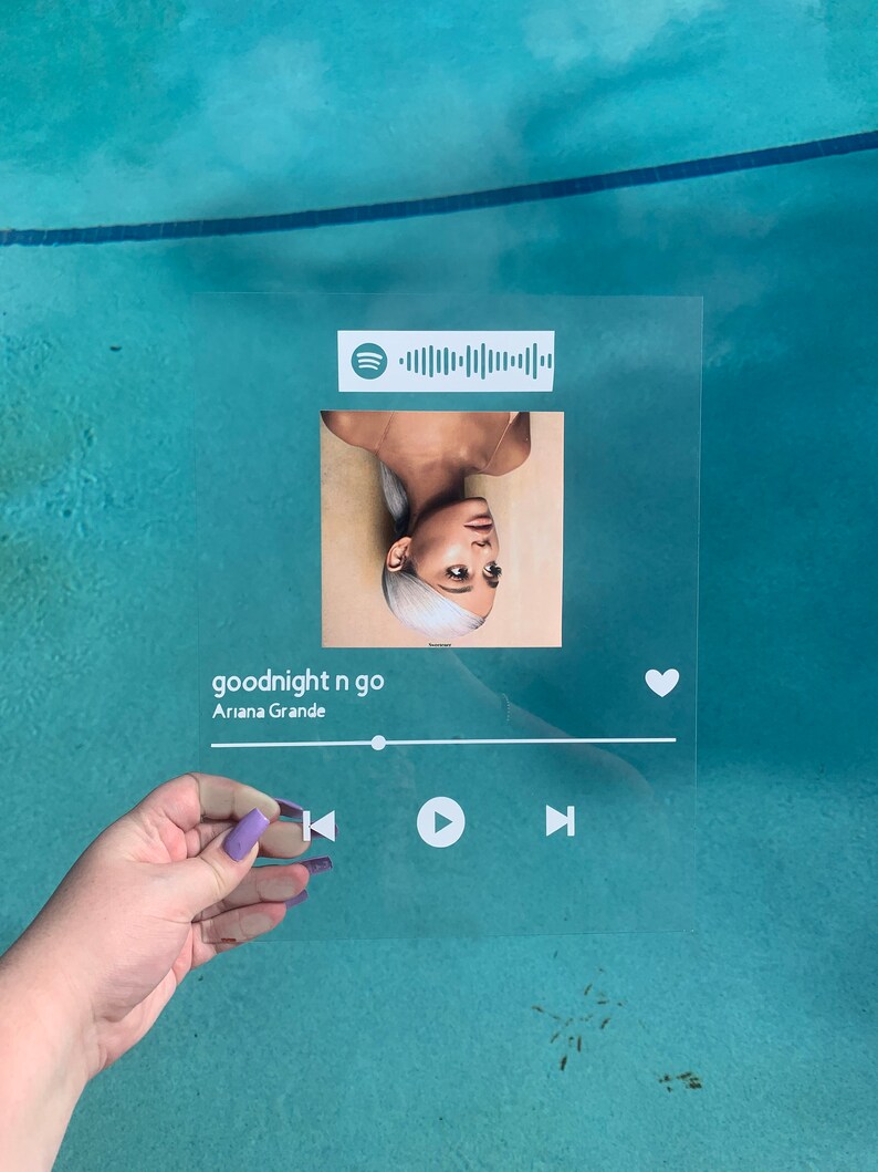 Customizable Spotify music plaque Etsy