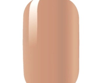 Manicure Nail Polish Strips Wrap Bronzed Bella Nude Neutral Tan Light Brown