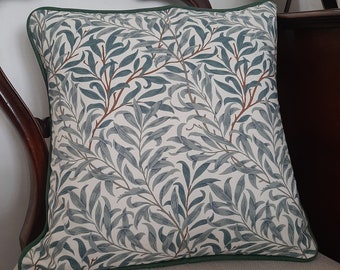 Morris & Co Willow Bough Green Cushion