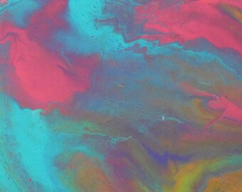 10x20 Bunter Himmel Abstrakt