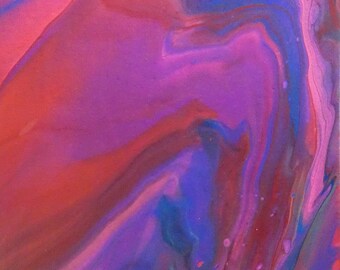 10x20 Pink, Blau & Lila Abstrakt