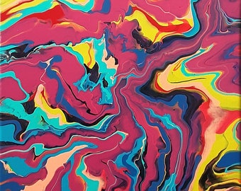 10x20 Psychedelischer Wirbel