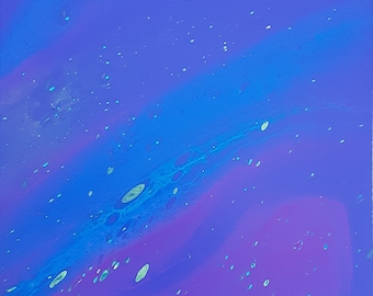 12x12 Lila/Blau Galaxy Abstrakt