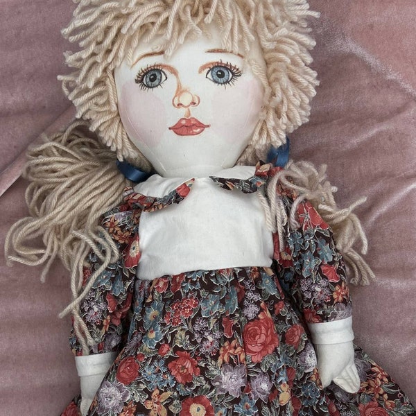 Vintage Rag Doll Etsy