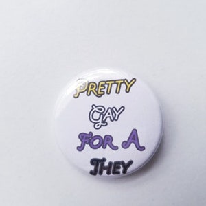 Gay They Button