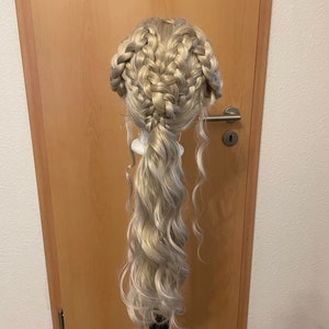 Wig styling (braided), braided hairstyles, wigs, braided wig styling, braided wigs, commissions