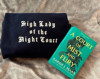 High Lady of the Night Court Tee, Night Court Merch, Bookstagram Merch, Leser Merch, Rhysand Merch, ACOTAR Merch