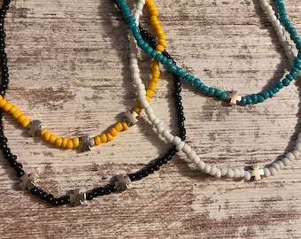 Colar Cruz de Prata, Colar Cruz Boho, Colar Ocidental