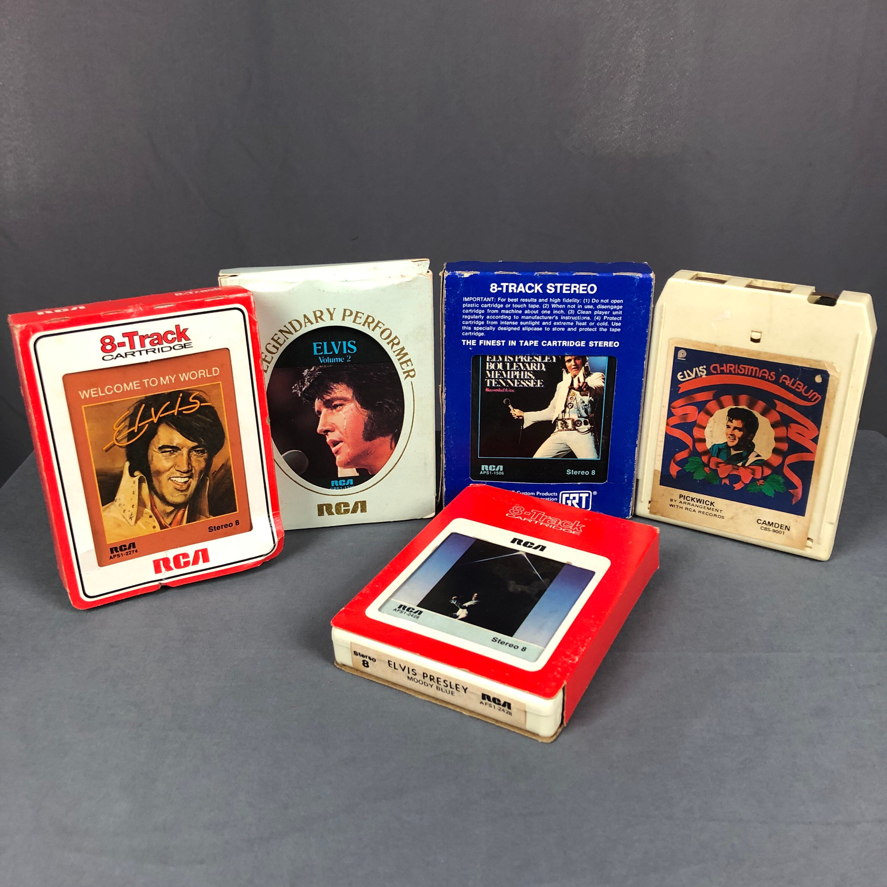Vintage Elvis 8Track Cassette Tape Collection lot de 5 Etsy