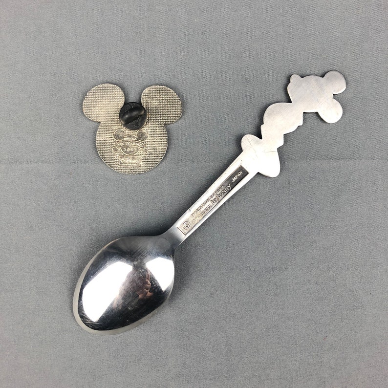 Walt Disney Mickey Mouse Stainless Steel Spoon by Bonny 2001 Pin ...