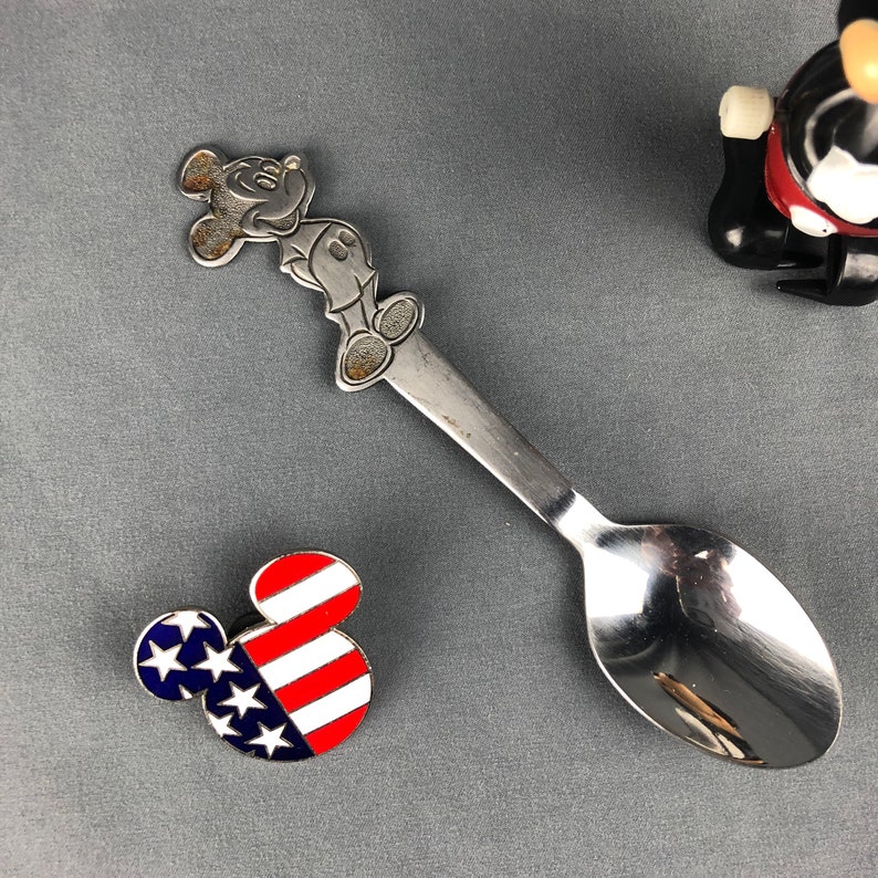 Walt Disney Mickey Mouse Stainless Steel Spoon by Bonny 2001 Pin ...