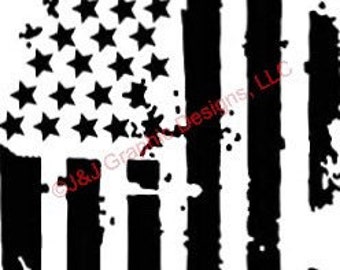 Download Free Vertical Flag Decal Etsy SVG Cut Files