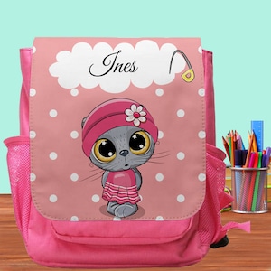 Sac à dos cartable maternelle fille personnalisé