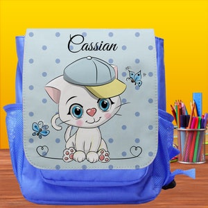Sac à dos - Cartable maternelle garçon personnalisé - Cartable à personnaliser - Cadeau enfant maternelle - Sac à dos maternelle prénom