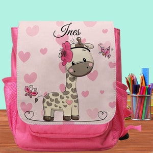 Sac à dos cartable maternelle fille personnalisé