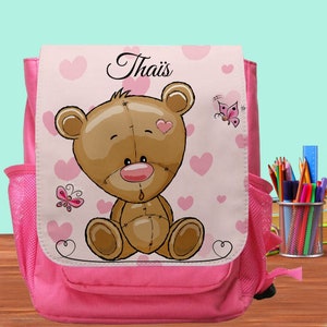 Sac à dos cartable maternelle fille personnalisé