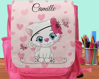 Sac à dos enfant cartable maternelle fille personnalisé