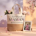 Personalized tote bag, Mom's Little Bazaar, mom gifts, Mother's Day, Mother's Day product logo