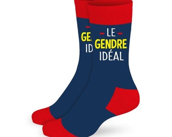 Chaussettes personnalisées Le gendre idéal, une idée cadeau homme original pour Noël, Anniversaire