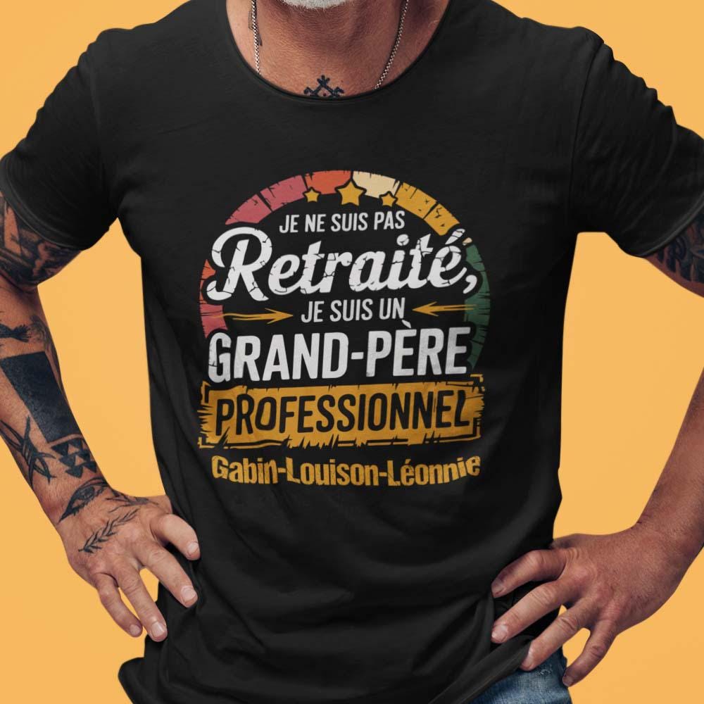 T-shirt Humour « Papy » – Cadeau Drôle Pour Grand-père, Père – Coupe Classique, Léger - 7