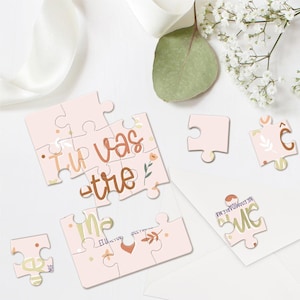 Puzzle Annonce de Grossesse Personnalisé - "Tu vas être Mamie !" | Cadeau Mamie, Annonce Originale, Idée-Cadeau Noël et Naissance