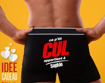 Personalized Boxer Shorts, Personalized Men's Underwear, Valentine's Day Gift Idea for Him, Valentine's Day Gift for Men, Gay Valentine's Day Gift