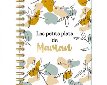 Livre de Recette Personnalisable pour Maman - Cadeau personnalisé pour Anniversaire, Noël et Fête des Mères