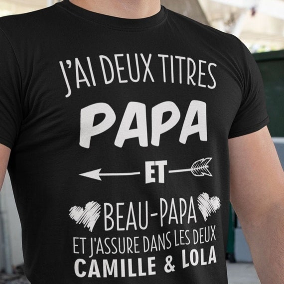School T Shirt Beau Pere Personalized T-shirt 