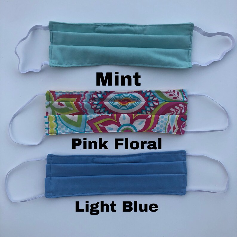 5 Pack Black Cotton Face Masks – Reusable, Washable With Filter Pocket & Nose Wire