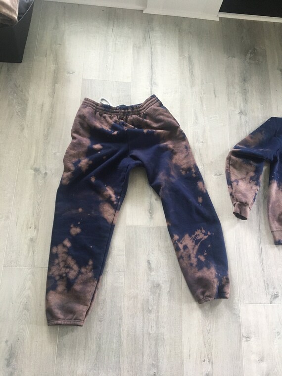 bleached gray sweatpants