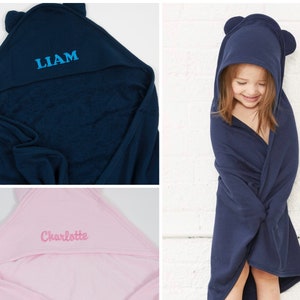 Personalized  Towel for baby, Hooded towel with ears, Monogrammed towels, Baby shower , birthday gift, Toddler towel,kids towel with name