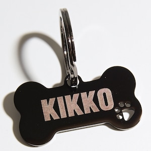 Gepersonaliseerde hondenpenning bot: lasergegraveerd roestvrijstalen huisdier-ID