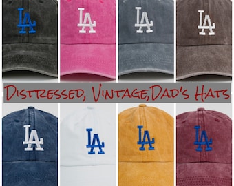 Distressed hotsell la hat