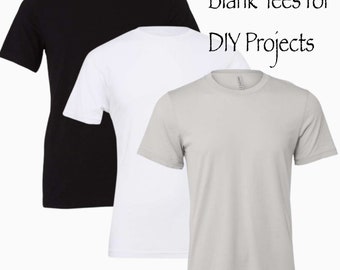Bella Canvas 3001 leeg T-shirt: uniseks basis-T-shirt voor doe-het-zelvers